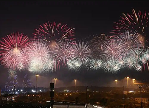 永靖县焰火晚会